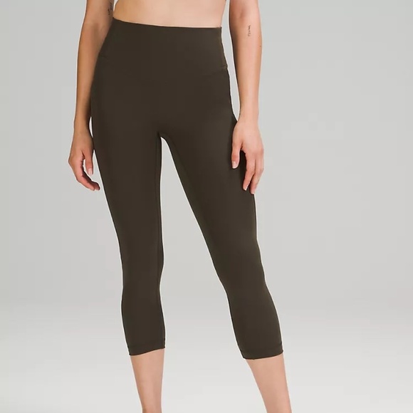 lululemon All The Right Places Crop legging, Size 4, Dark Olive, NWOT - Picture 1 of 3
